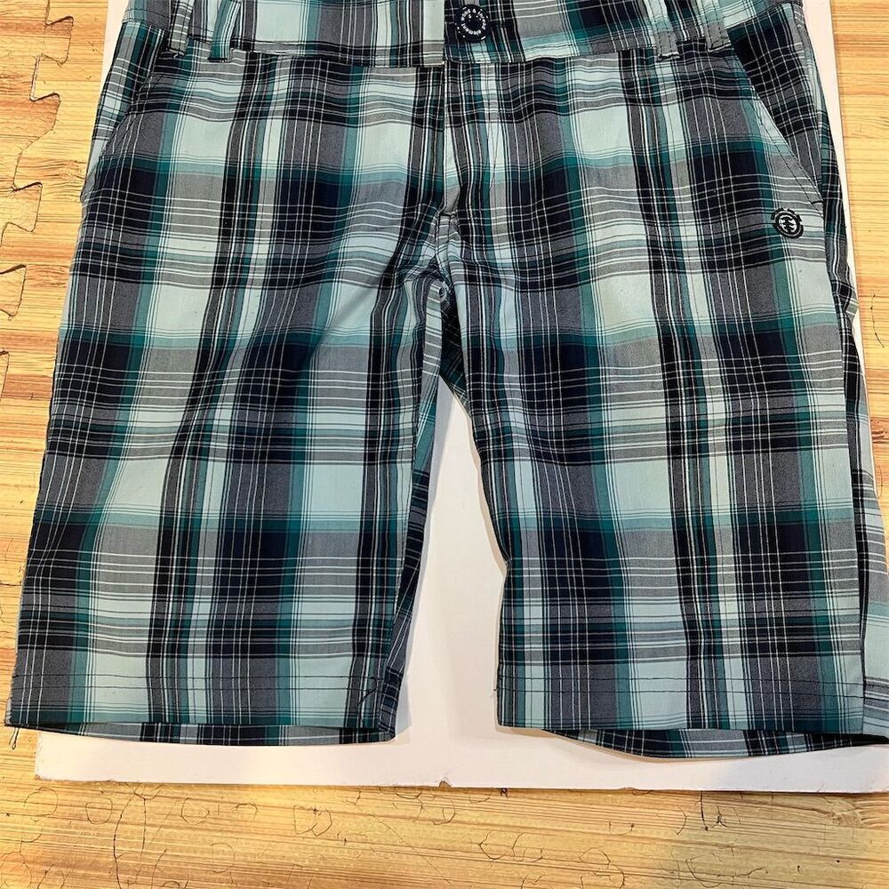 Element in Element  Men's Plaid Bermuda Shorts Multicolor Size M Summer Casual